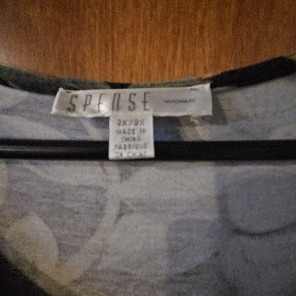 Spense 2x Jersey Style Black Floral Dress - Picture 4 of 8